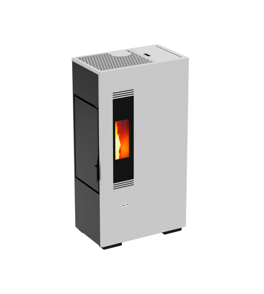 Stufa a stufa canadese slim a pellet "mini 5" bianco 4,4 kw™