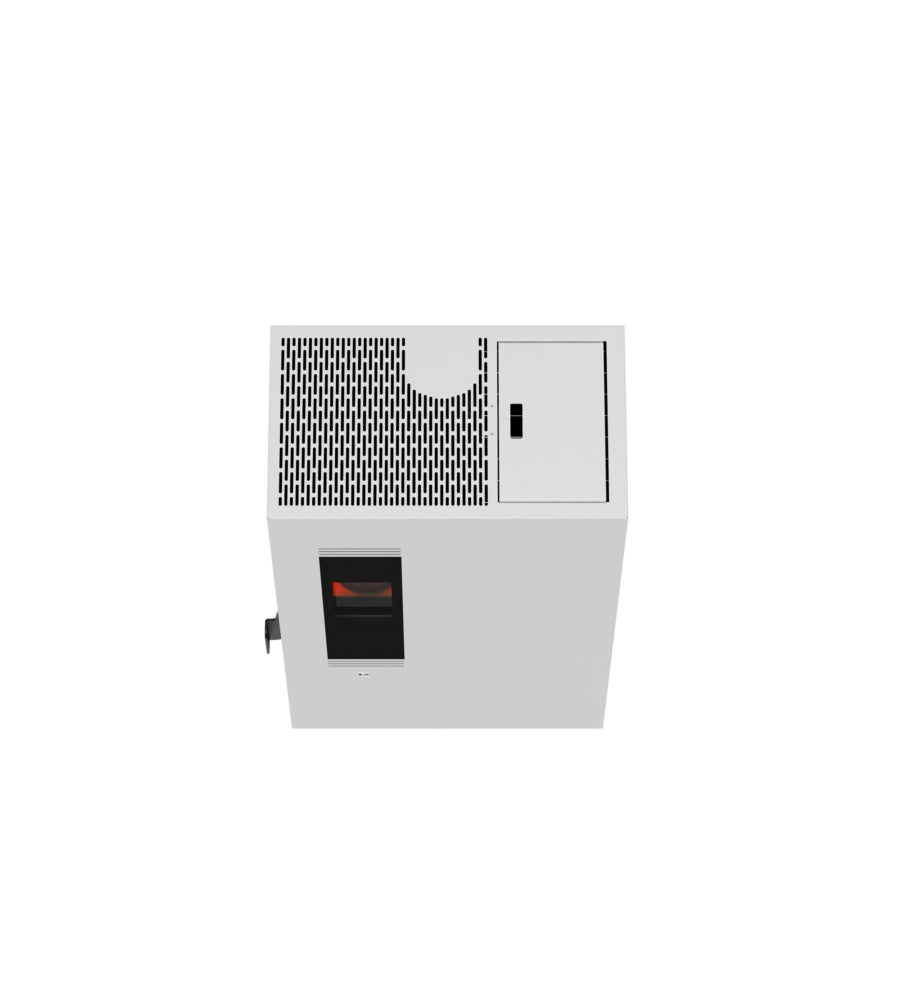 Stufa a stufa canadese slim a pellet "mini 5" bianco 4,4 kw™